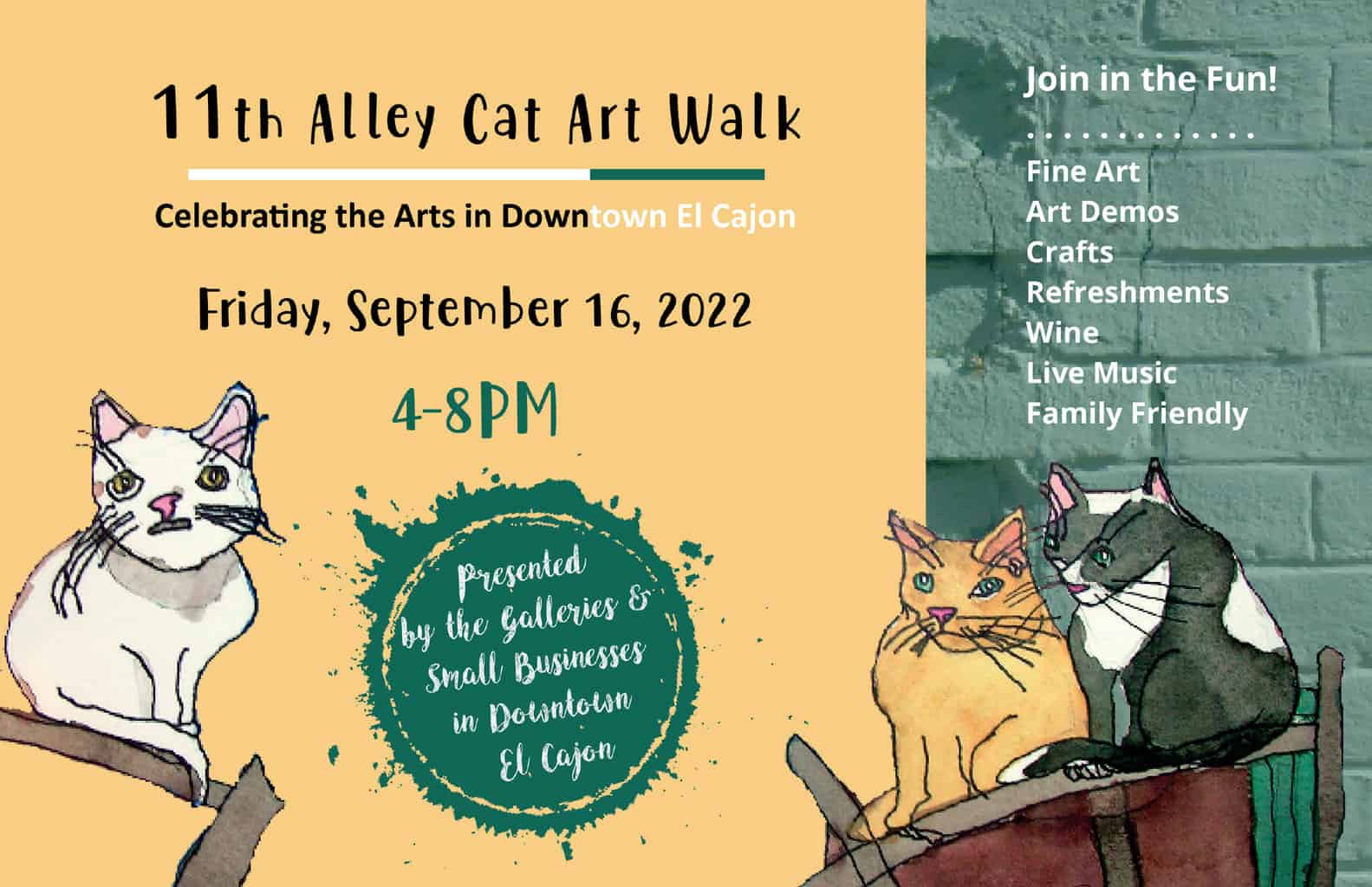 2022 Alley Cat Art Walk | Downtown El Cajon